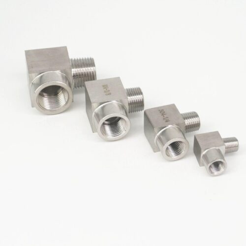 1/8" 1/4" 3/8" 1/2" 3/4" BSPP Female To BSPT Male Elbow 90 Deg 304 Stainless Steel Pipe Fitting Adapter Connector 357 PSI
