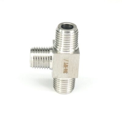 1/8" NPT Male 304 Stainless Steel Tee 3 Way Pipe Fitting Water Gas Oil 200 Bar