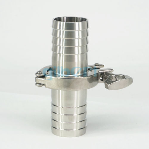 38mm Hose Barb x 1.5" Tri Clamp Set SUS304 Stainless Steel Sanitary Fitting Tri-Clover