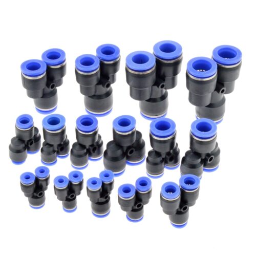 3 Way Port Y Shape Air Pneumatic Fittings