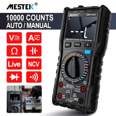 MESTEK DM100C True-RMS Digital Multimeter