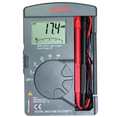 Sanwa PM11 Digital Multimeters / Pocket Type, Compact Meter Multimeter Resistance / On / Off / Frequency / Diode Test