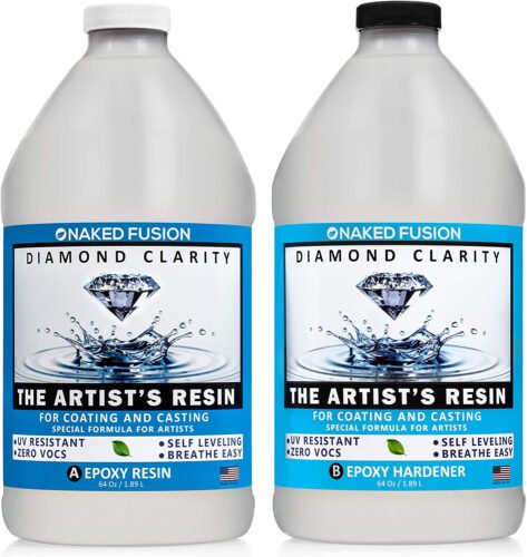 2 x High Vacuum Compatible Quick Dry Epoxy Resing and Hardener 1L