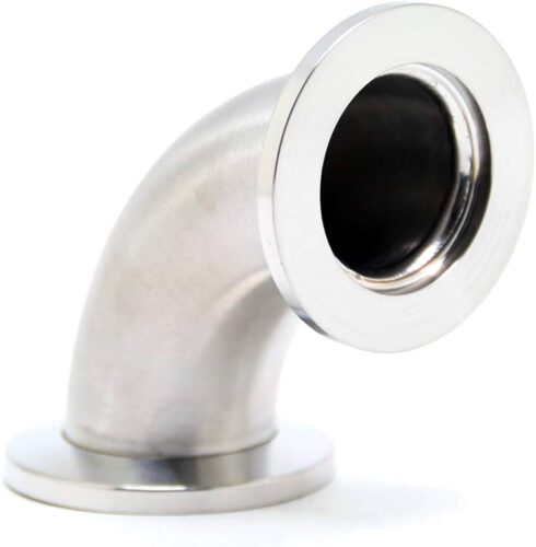 KF25 (NW25) Vacuum Flange 90 Degree Elbow Bend Stainless Steel
